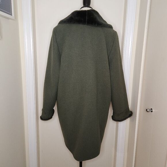 Vintage wool sheerling coat - Picture 4 of 15